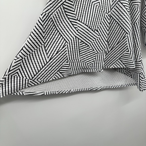 Joseph Ribkoff Jacket Size 10 Stretch 3/4 Sleeves Asymmetric Artsy Shawl Collar - Picture 8 of 16